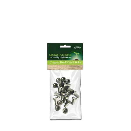 Cropped Head Nuts + Bolts 10Pk