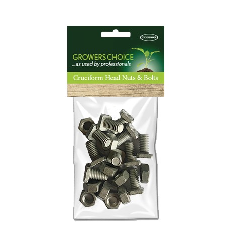 Cruciform Head Nuts + Bolts 10Pk