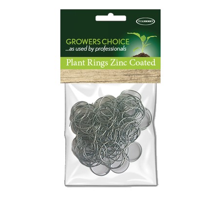 Plant Rings Zinc Coated 100Pk