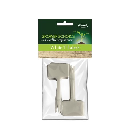 White T Labels 20Pk