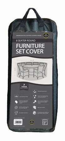 Premium 8 Seat Round Dining Set Cover - image 3