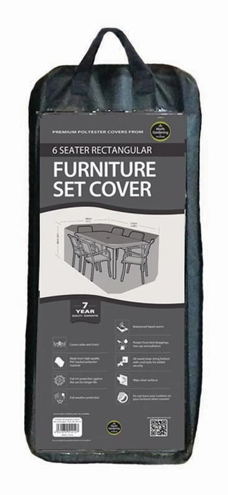 Premium 6 Seat Rect Furniture Cover - image 3