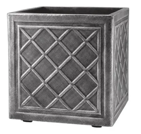 Square Lead Effect Planter
