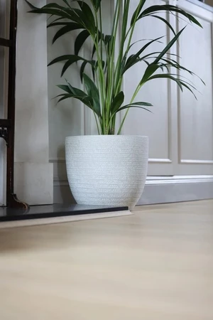 Milan White Pot Cover 24cm