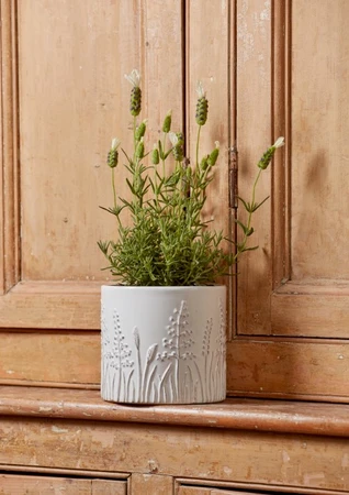 Rye Pot White 14CM