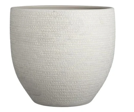 Milan Light Grey Pot Cover 24cm