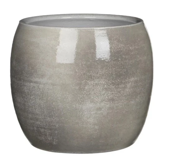 Carlo Pot Light Grey 24cm