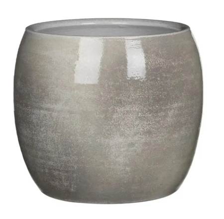 Carlo Pot Light Grey 24cm