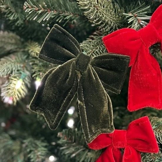 TD Set of 3 Bows Green