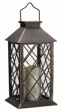 St Helens Flickering Candle Lantern Bronze - image 3