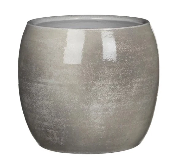 Carlo Pot Light Grey 14cm