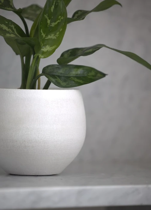 Loire Pot Off White 18CM - image 1