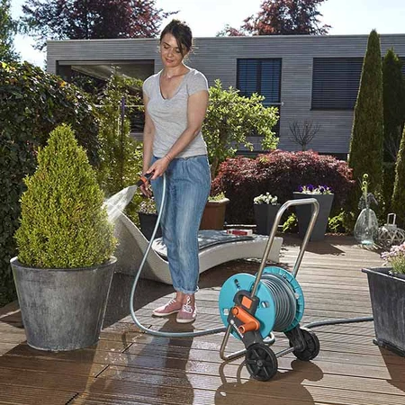 Gardena 25M Cleverroll Hose Reel Trolley Set - image 4