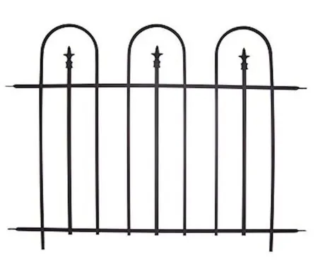 Triple Arch Finial Fence Black - image 2