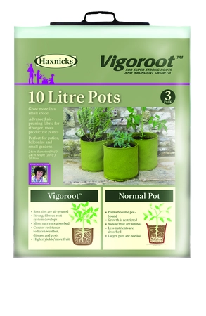 Vigoroot Pots 10L 3 Pack