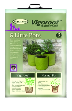 Vigoroot Pots 5L 3 Pack