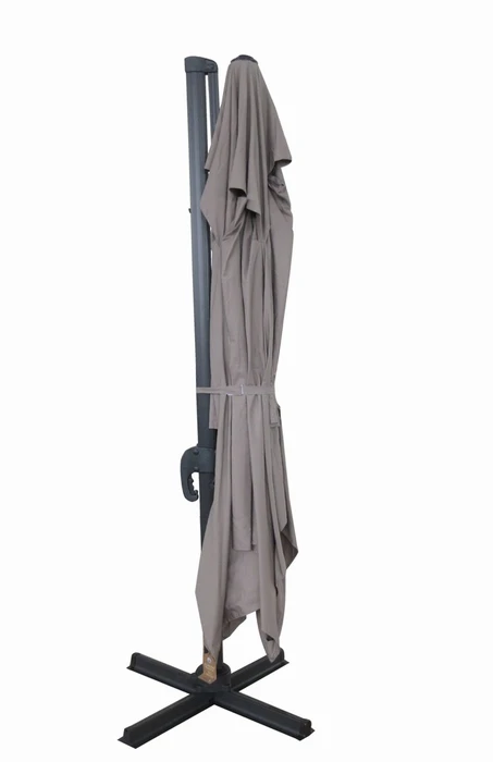 Diamond Cantilever Parasol Taupe 3X4m - image 3