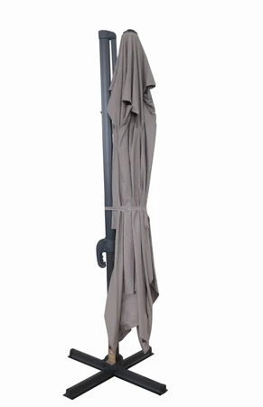 Diamond Cantilever Parasol Taupe 3X4m - image 3
