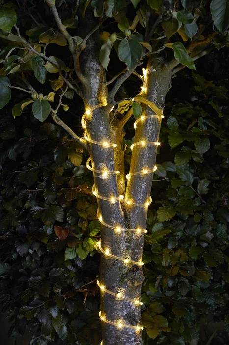 Solar Rope Lights 100 Warm White - image 1