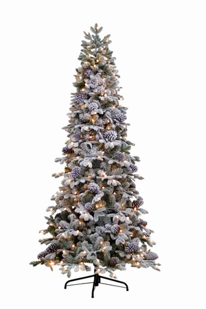 T80 Slim Snowy Yukon 255Cm Pre-Lit 8.5ft