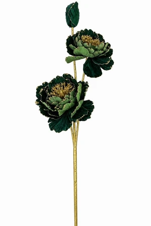 Green Velvet Dahlia Spray