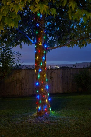 Solar Firefly String Lights 100 Multi Colour