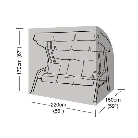 Premium 3 Seater Swing Seat Cover - image 2
