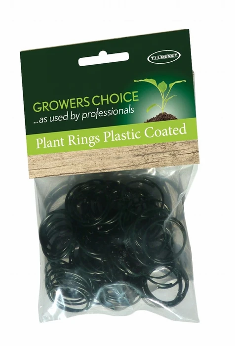 Plant Rings Plastic Coated 100Pk - image 3