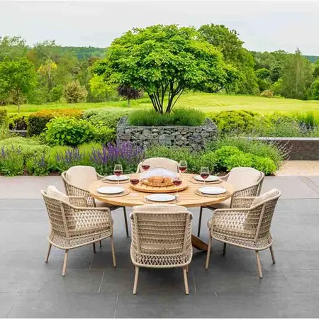 Puccini 6 Seat Dining Set - image 1