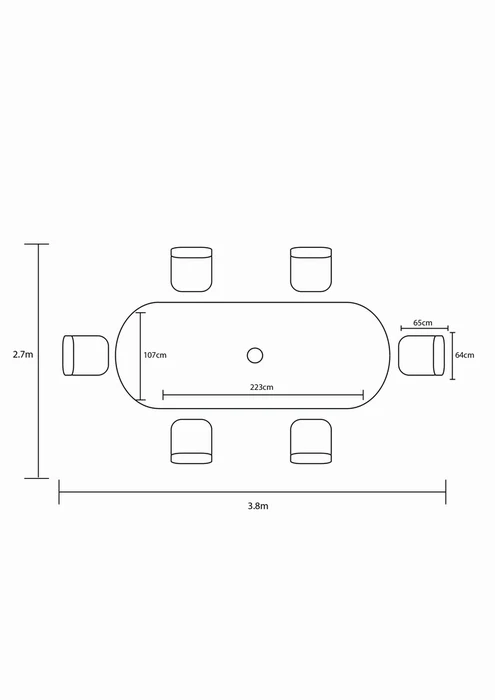 Kingston 6 Seat Dining Set - image 7