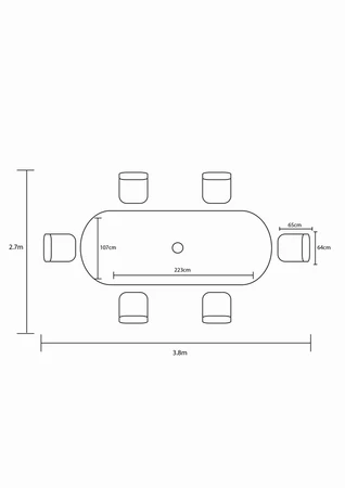 Kingston 6 Seat Dining Set - image 7