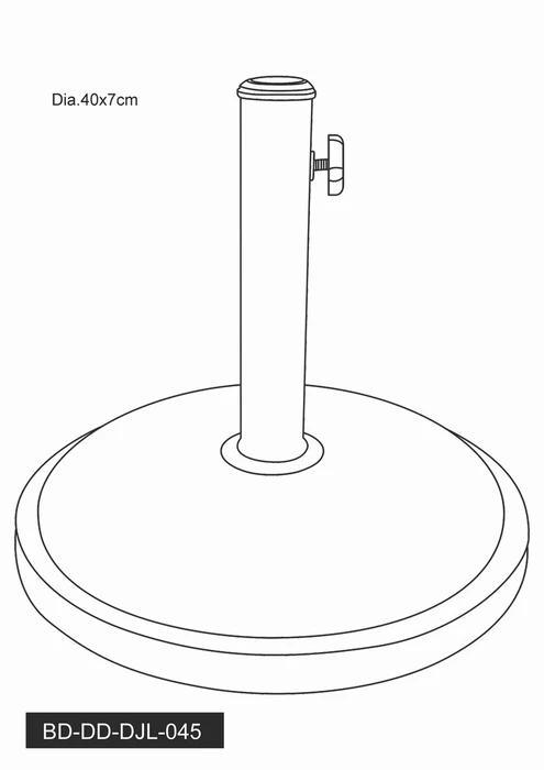 Diamond Distinction Parasol Base 15kg - image 2