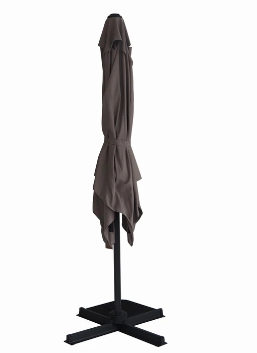Diamond Cantilever Parasol Taupe 3X3M - image 5