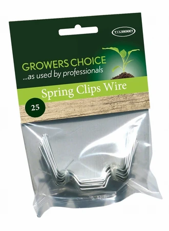 Spring Clips Wire 25Pk