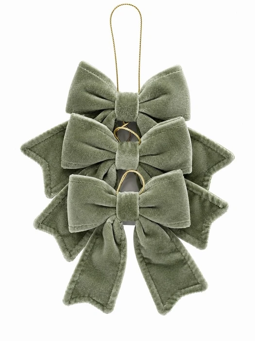 Pack of 3 Sage Bows - image 1