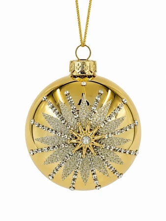 Gold & Silver Starburst Bauble
