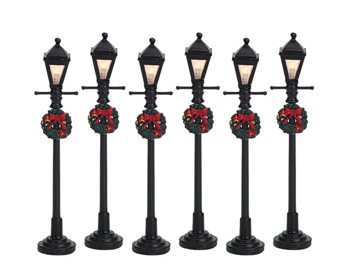Lemax Gas Lantern Street Lamp (Set of 6) - image 2