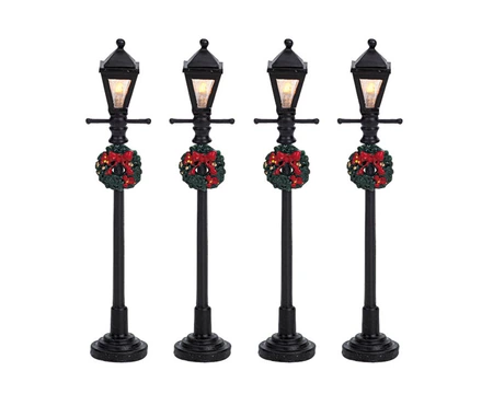 Lemax Gas Lantern Street Lamp (Set of 4) - image 2