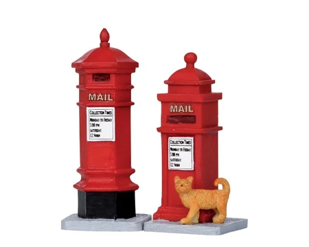 Lemax Victorian Mailboxes (Set of 2)