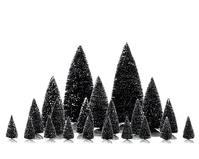 Lemax Assorted Pine Trees (Set of 21) - image 1