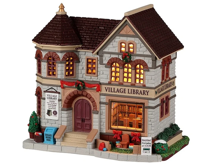 Lemax Village Library