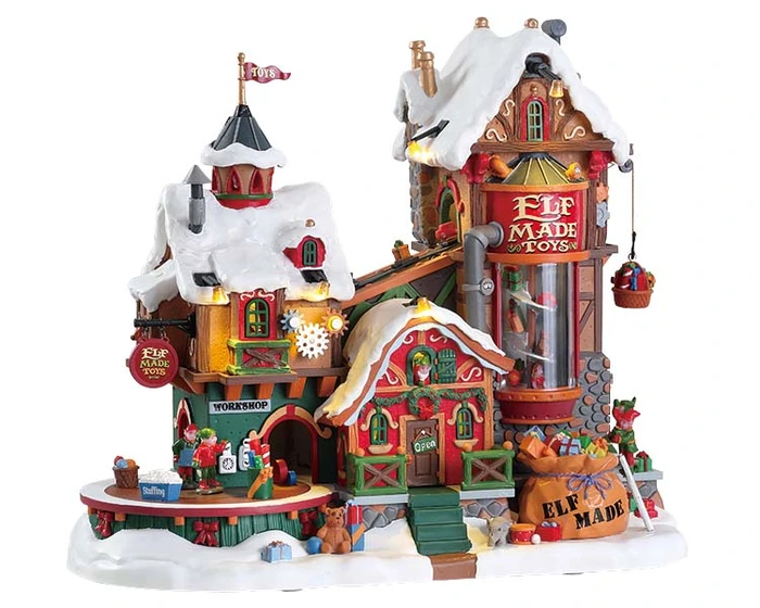 Lemax Elf Made Toy Factory - image 2