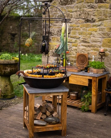 Plancha Kadai Tripod Pulley System - image 5