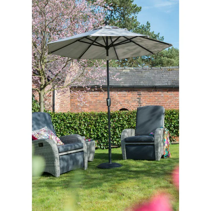 Elizabeth Parasol Mouse Grey Anthracite 2.2M - image 7