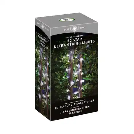 Ultra Solar String Lights 50 Stars