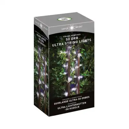 Ultra Solar String Lights 50 Orbs - image 4