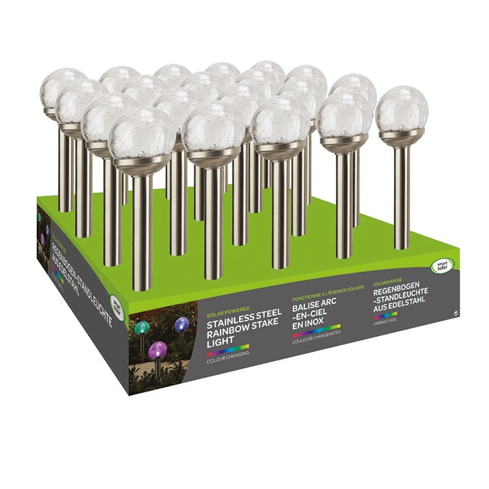 Blue Diamond Decor Rainbow Crackle Orb - image 8