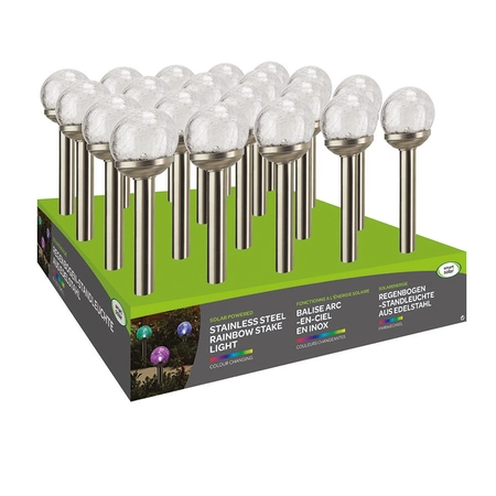 Blue Diamond Decor Rainbow Crackle Orb - image 8