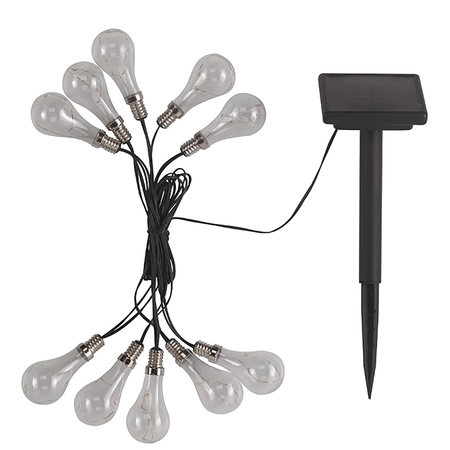 Solar Neonesque Lightbulbs Set Of 10