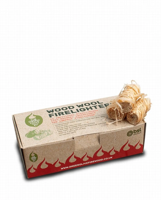 Go Wood Wool Firelighters 24Pk